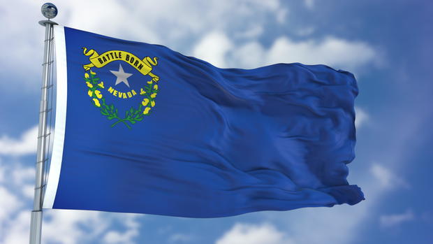 Nevada Waving Flag 