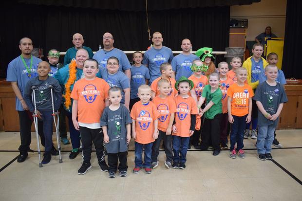 Evergreen Park Students And Staff Participate In St. Baldrick's Shave Day 
