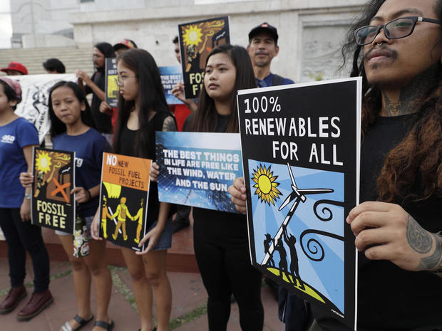 Philippines Climate Student Protest 