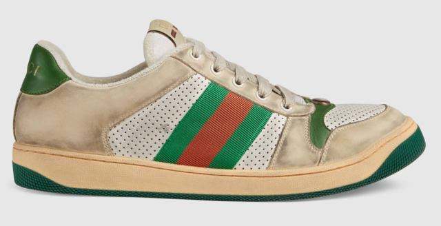 Gucci shoes are the most sought after in Europe, but not in