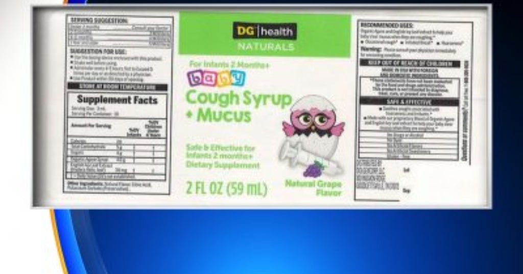 Dollar General Baby Cough Syrup Recalled Due To Possible Bacteria