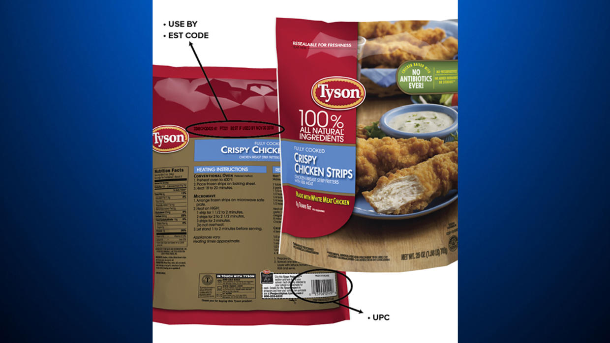 Tyson Foods Recalling 69,000 Pounds Of Chicken Products CBS Pittsburgh