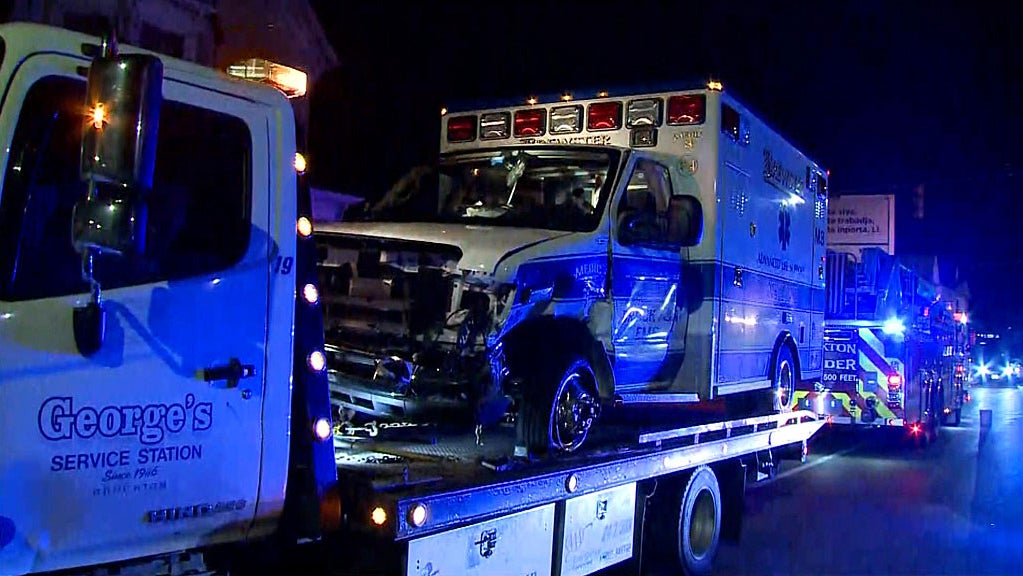 Ambulance Driver Cited After Crash In Brockton Injures 3 - CBS Boston