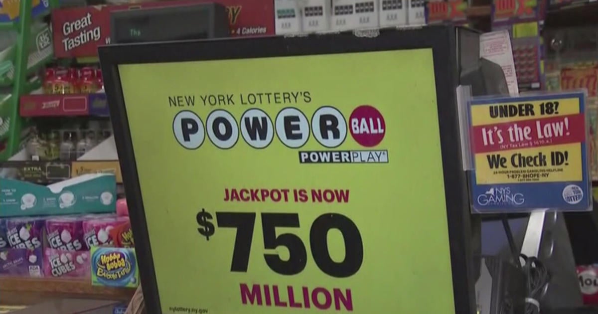 $750 Million Powerball Jackpot Up For Grabs In Tonight's Drawing - CBS ...