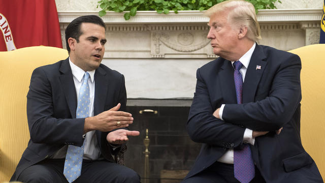 President Trump Meets With Governor Ricardo Rossello of Puerto Rico 