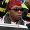 Lesley McSpadden, mother of Michael Brown, helps lead the "Justice For All" rally and march in the nation's capital against police brutality and the killing of unarmed black men by police Dec. 13, 2014, in Washington. 