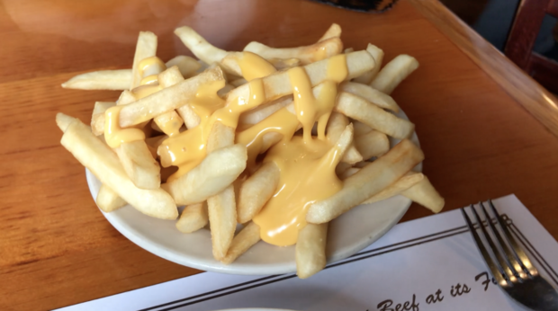 Cheese Fries at Brennan &amp; Carr 