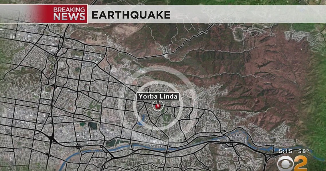 Yorba Linda Struck By Magnitude3.6 Earthquake CBS Los Angeles