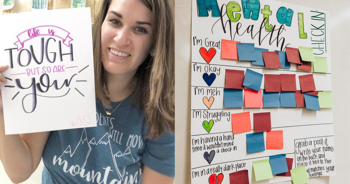 This teacher created a mental health check-in chart for her students and  now teachers around the world are doing the same - ABC News