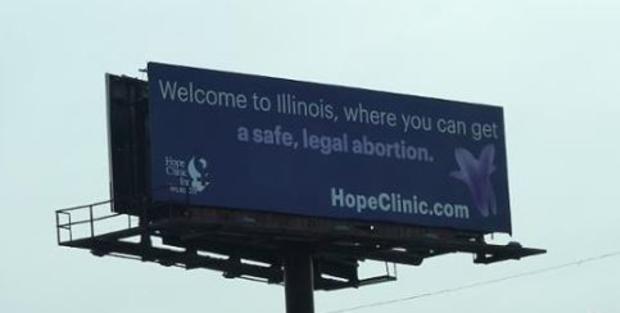 Billboard on the Illinois-Missouri Border 