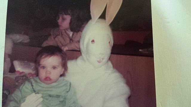 creepy easter bunny photos