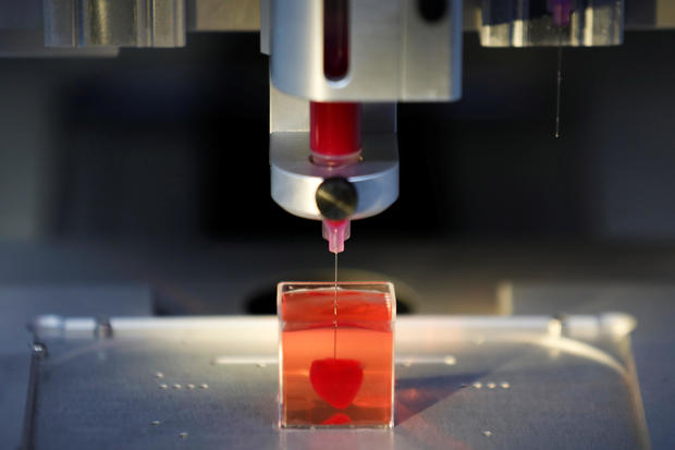 3D printed heart 