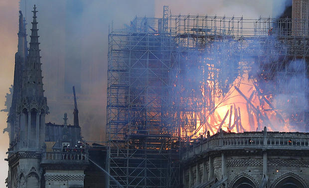 APTOPIX France Notre Dame Fire 