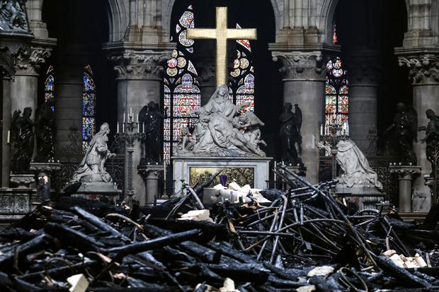 Day After Notre Dame Fire 