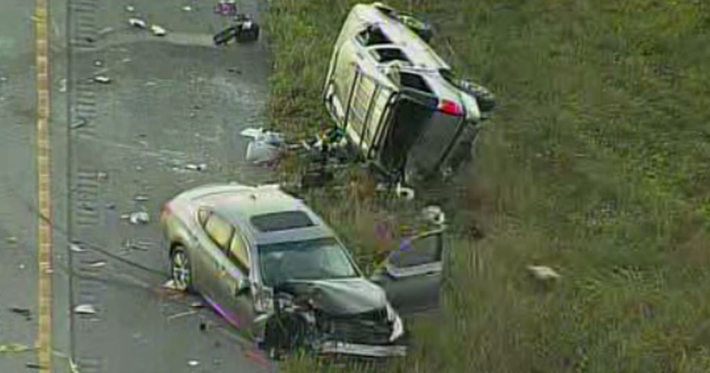 Girl, 9, Killed, 8 Injured In Alligator Alley Crash CBS Miami