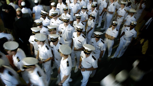 US Naval Academy Midshipmen Graduate In Annapolis 