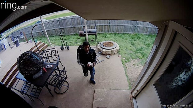 Burglary caught on camera 