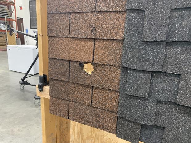 Testing quality of shingles 