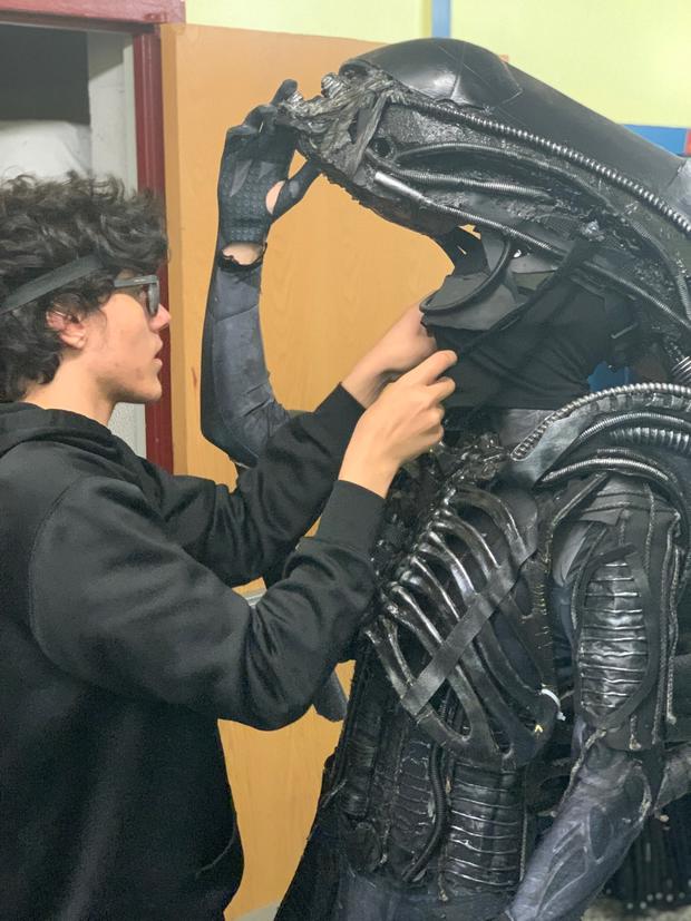 Costumes From North Bergen High School's "Alien" 