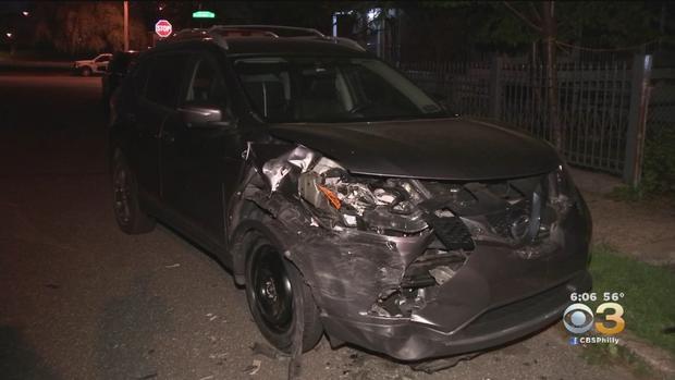 Driver Slams Into Several Parked Cars In Northeast Philadelphia 