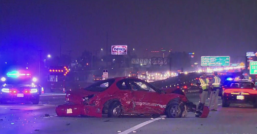 1 Killed In 4Car Crash In Baldwin Park CBS Los Angeles