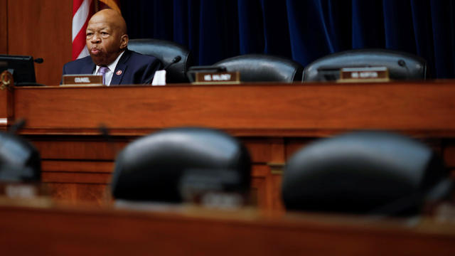 House Oversight and Reform Committee Chairman Cummings chairs vote on subpoenas over White House security clearances on Capitol Hill in Washington 