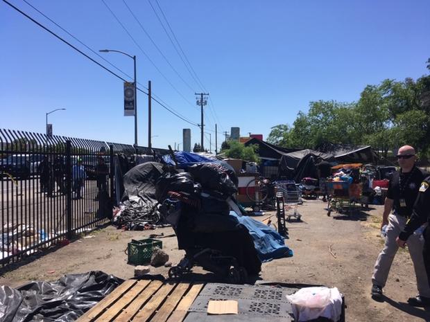 Inside the south Sacramento homeless camp 