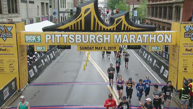 2019 Pittsburgh Marathon Finish Line 