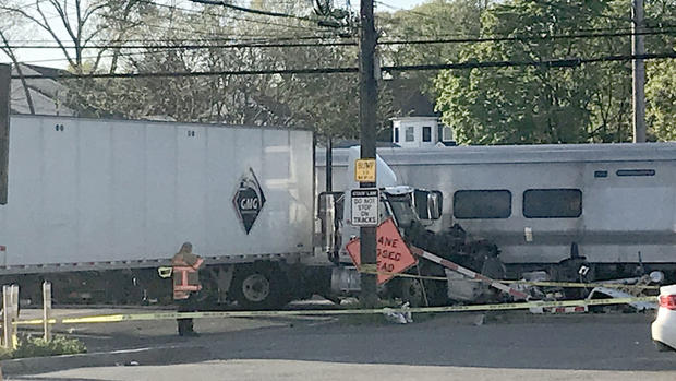Tractor-Trailer Hit By Train 