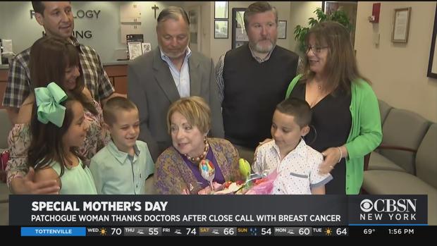 Breast Cancer Survivor Thanks Doctors 
