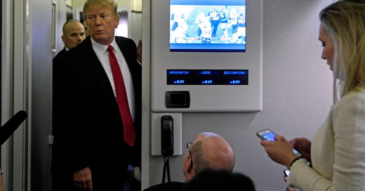 Air force one outlet press cabin