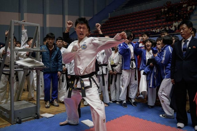 NKOREA-SOCIAL-TAEKWONDO-POLITICS 
