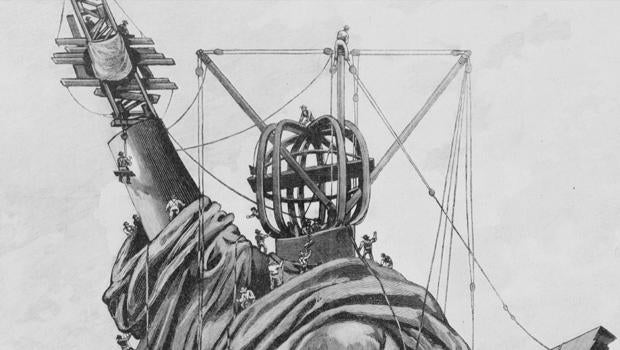 The Statue of Liberty Museum opens on Liberty Island in New York Harbor