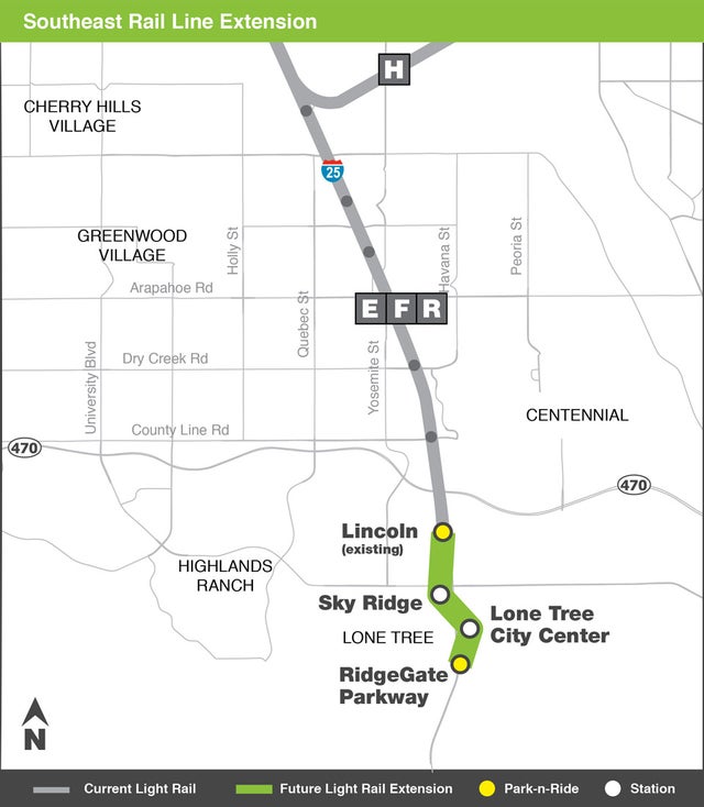 rtd se rail extension 
