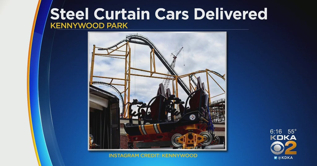 Kennywood's New Steel Curtain Cars Arrive At Park CBS Pittsburgh