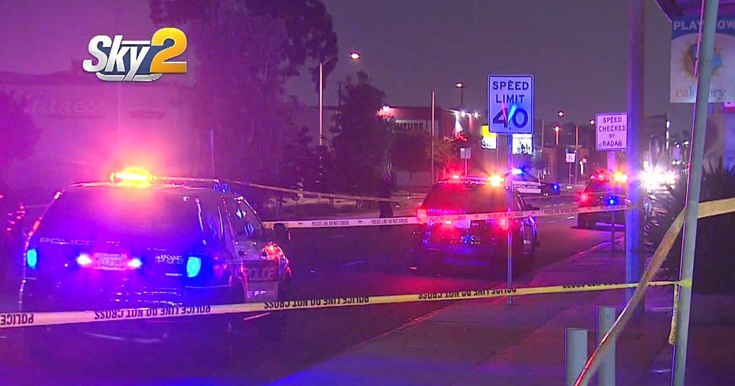 Man With A Knife Shot, Killed By Police In Gardena CBS Los Angeles