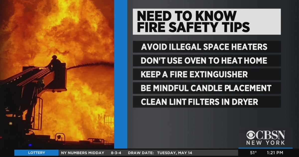 Fire Safety Tips You Need To Know CBS New York