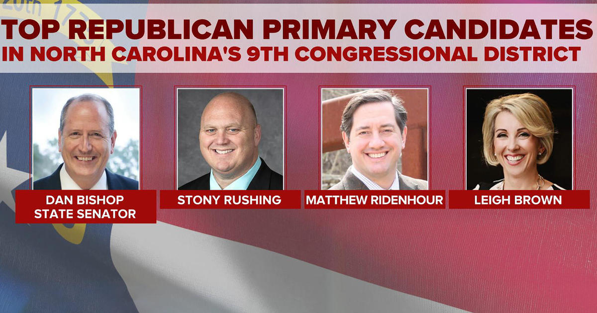 North Carolina's 9th Congressional District holds special primary CBS