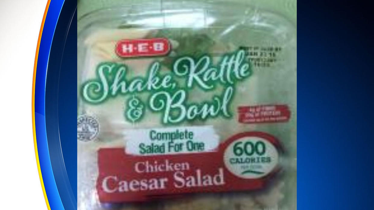 H-E-B's 'Shake, Rattle & Bowl Caesar Salad With Chicken' Recalled By ...