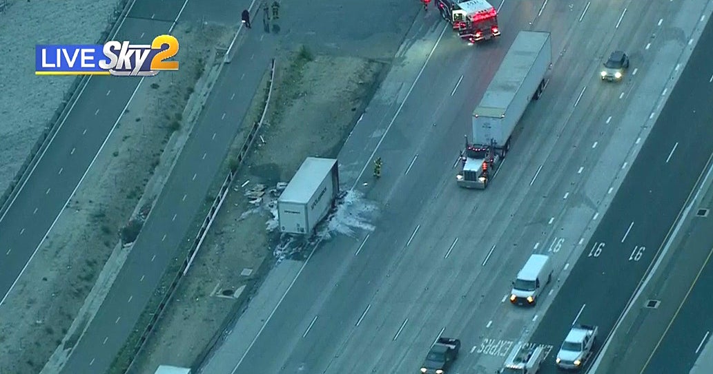 Fiery Big Rig Crash Snarls Morning Commute On 91 Freeway Through Corona ...