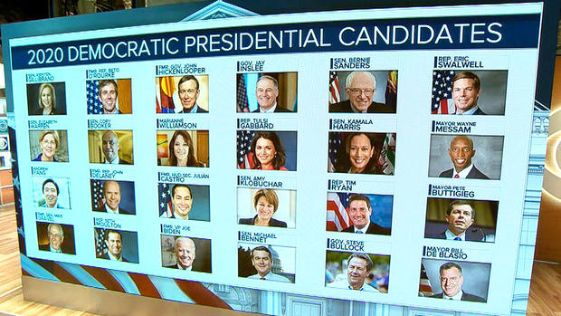 2020 presidential candidates (as of May 16) 