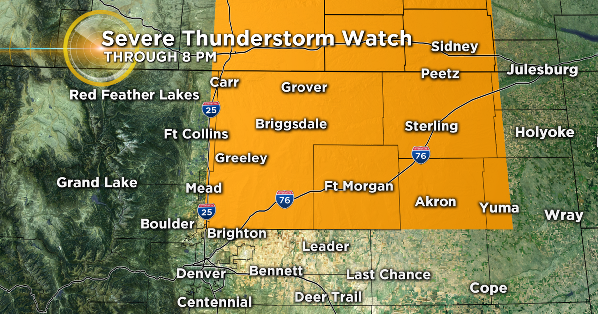 Denver Weather: A Few Severe Storms In Northeast Colorado This ...