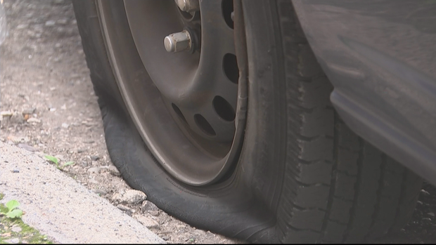 West Philadelphia tires slashed 