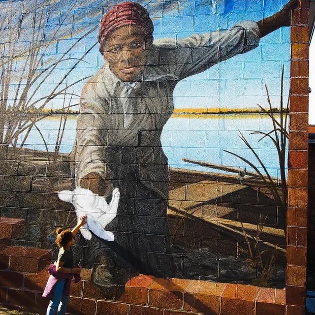 Harriet Tubman mural 