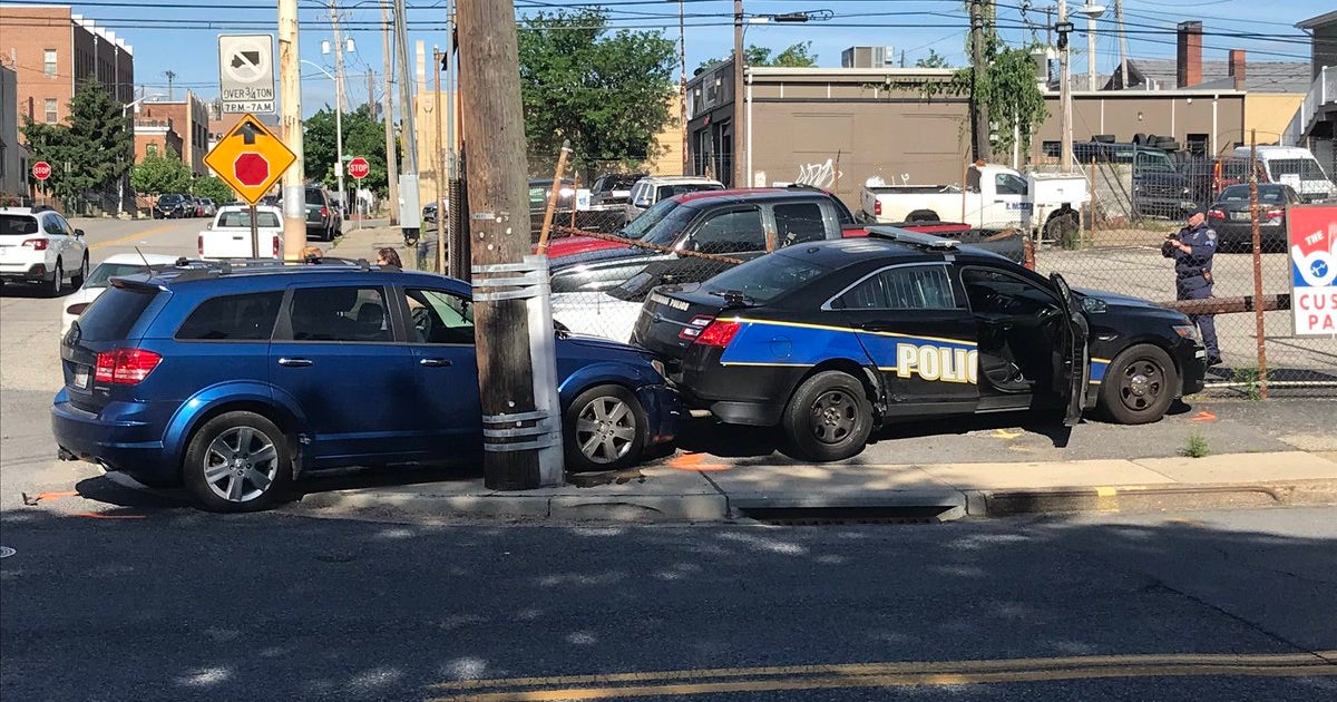 Baltimore Officer Taken To Hospital After Police Cruiser Rear-Ended ...