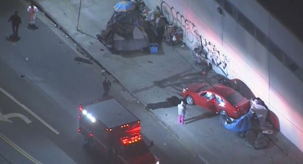 homeless camp hit and run 