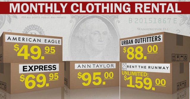 What's behind the boom in clothing rental services? - CBS News