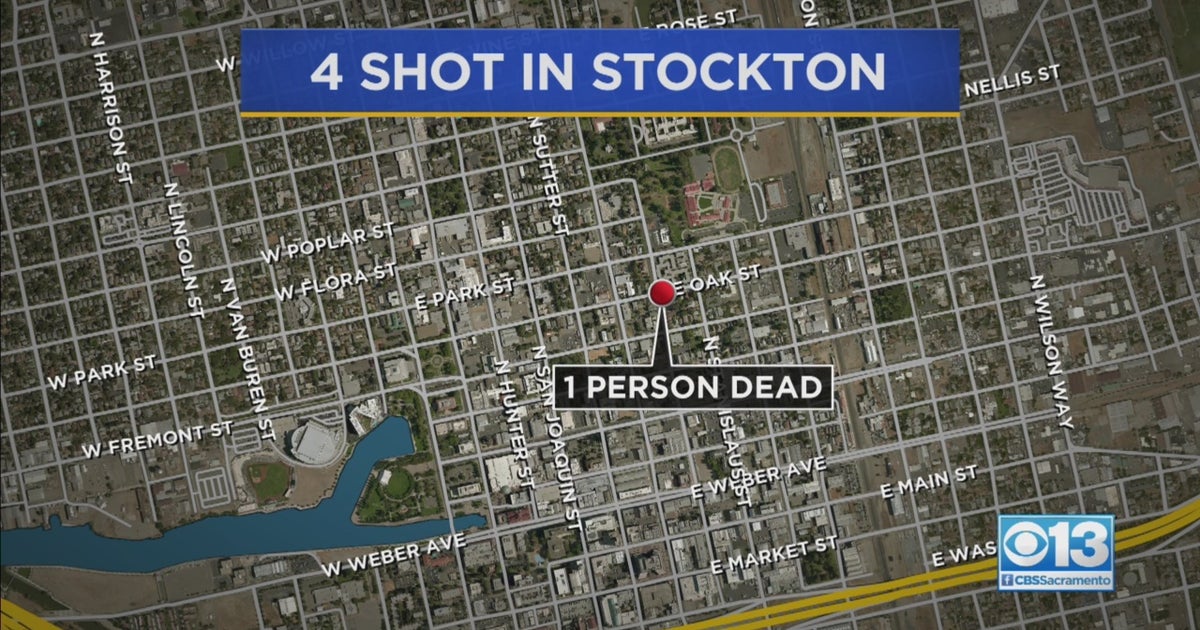 Four Shot, One Dead In Stockton - CBS Sacramento