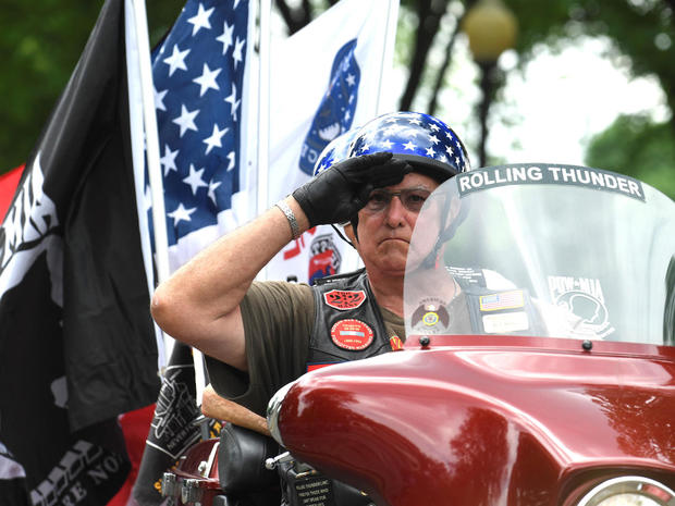 Bikers ride in 32nd Annual Rolling Thunder in Washington 