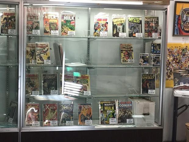 mile high comics break in shelves another pic 